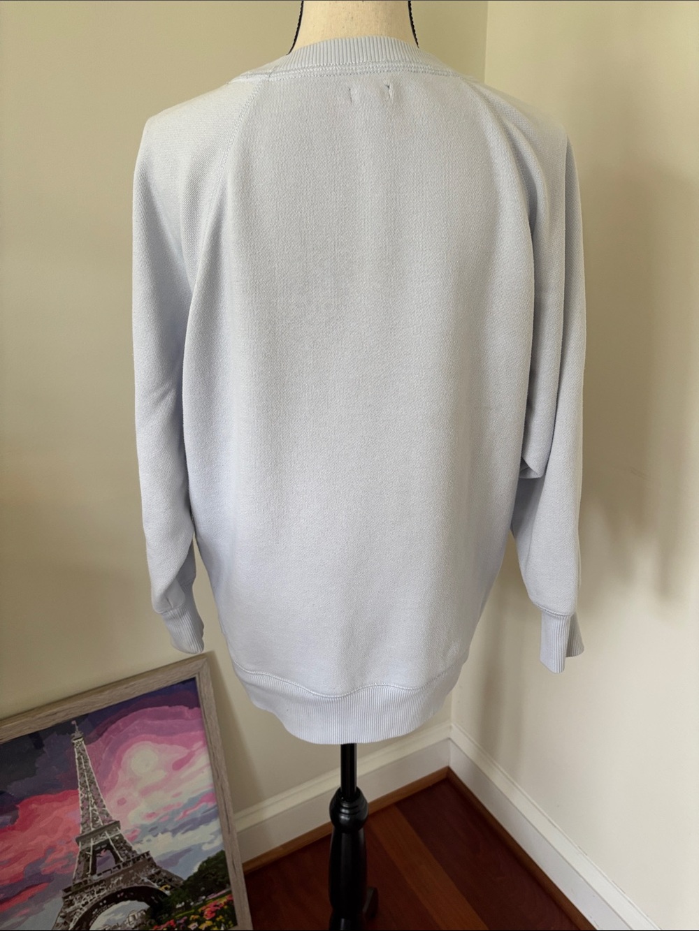 aerie Light Blue Crewneck Women's Sweater - Picture 2 of 4